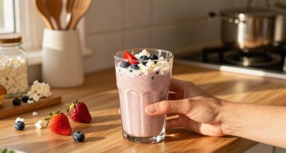 Berry Protein Cottage Cheese Smoothie