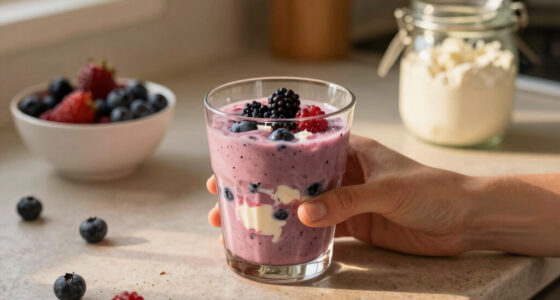 Berry Protein Cottage Cheese Smoothie