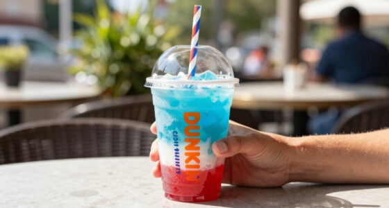 I Tried Dunkin's Fourth Of July Drinks & One Tasted Just Like A Freeze Pop