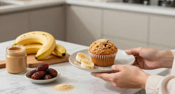Jimi Famurewa’s banana, medjool date, tahini and sesame crumble muffins – recipe