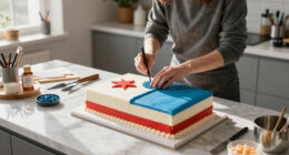 Martha's Giant Flag Cake Served 250 Guests—Here's How to Make It Yourself