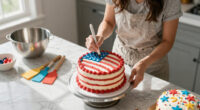 Martha Stewart Serves Huge American Flag Cake with 250 Pieces for Founding Father-Themed Party