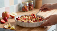 Strawberry Apple Crisp