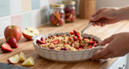 Strawberry Apple Crisp