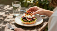 Hamburger Con Fichi, Stracciatella E Cipolle Caramellate