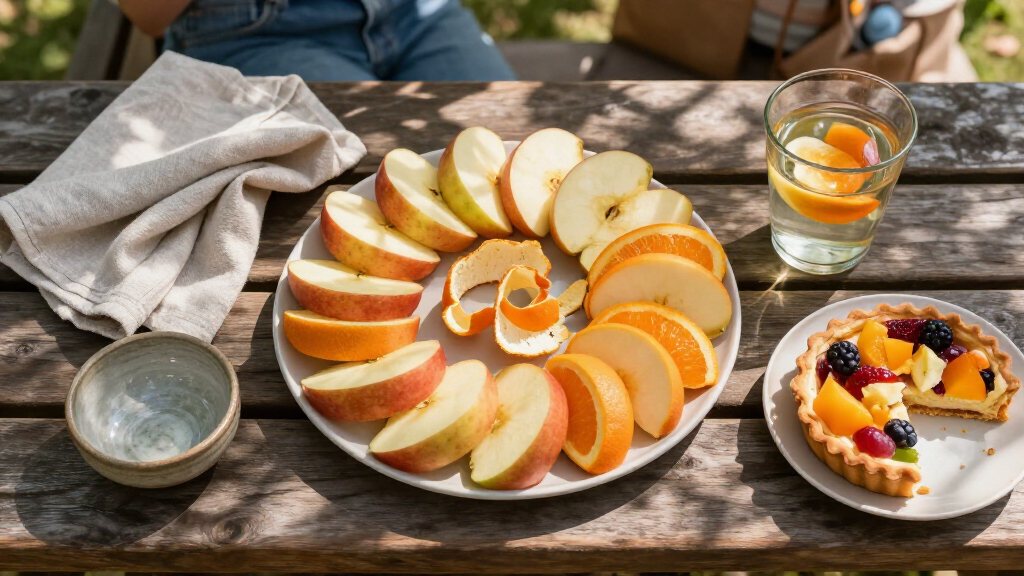 Eating Fruit Skins