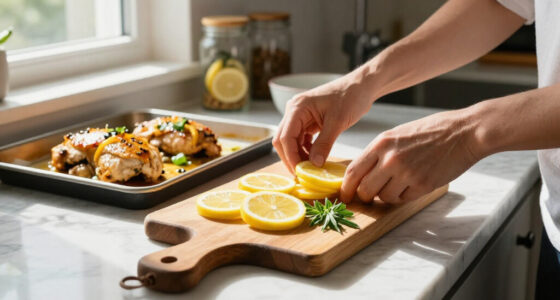 Sheet Pan Tuscan Lemon Chicken