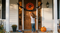 34 Creative Halloween Door Decorations To Make An Impression