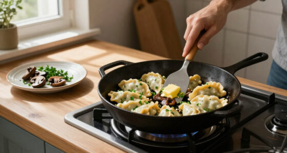 Skillet Pierogi With Mushrooms