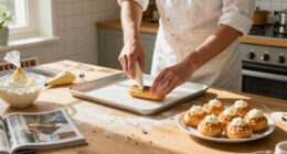 The Choux Pastry Method Behind Éclairs and Cream Puffs